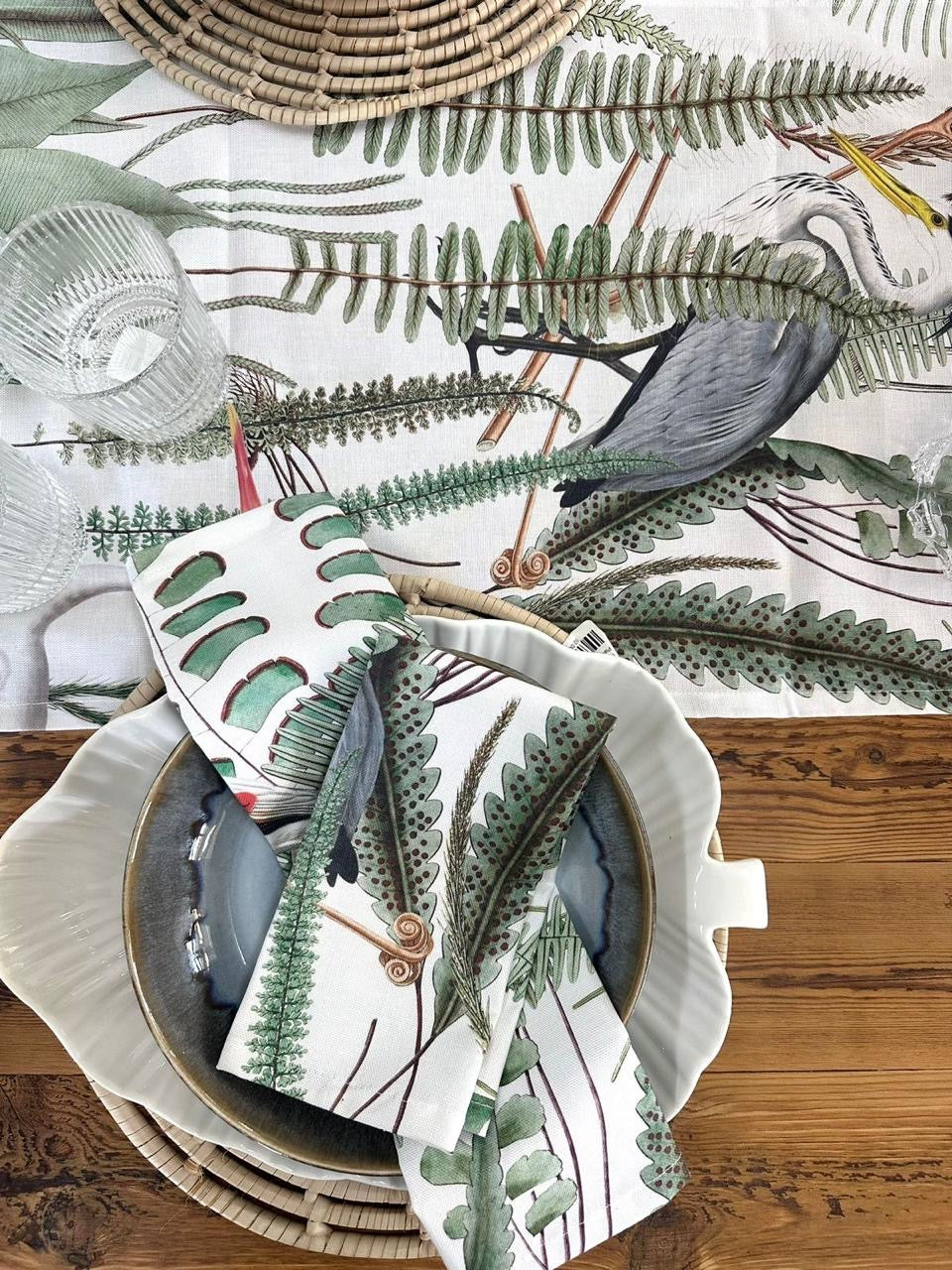 Equatorial Birds Table Runner