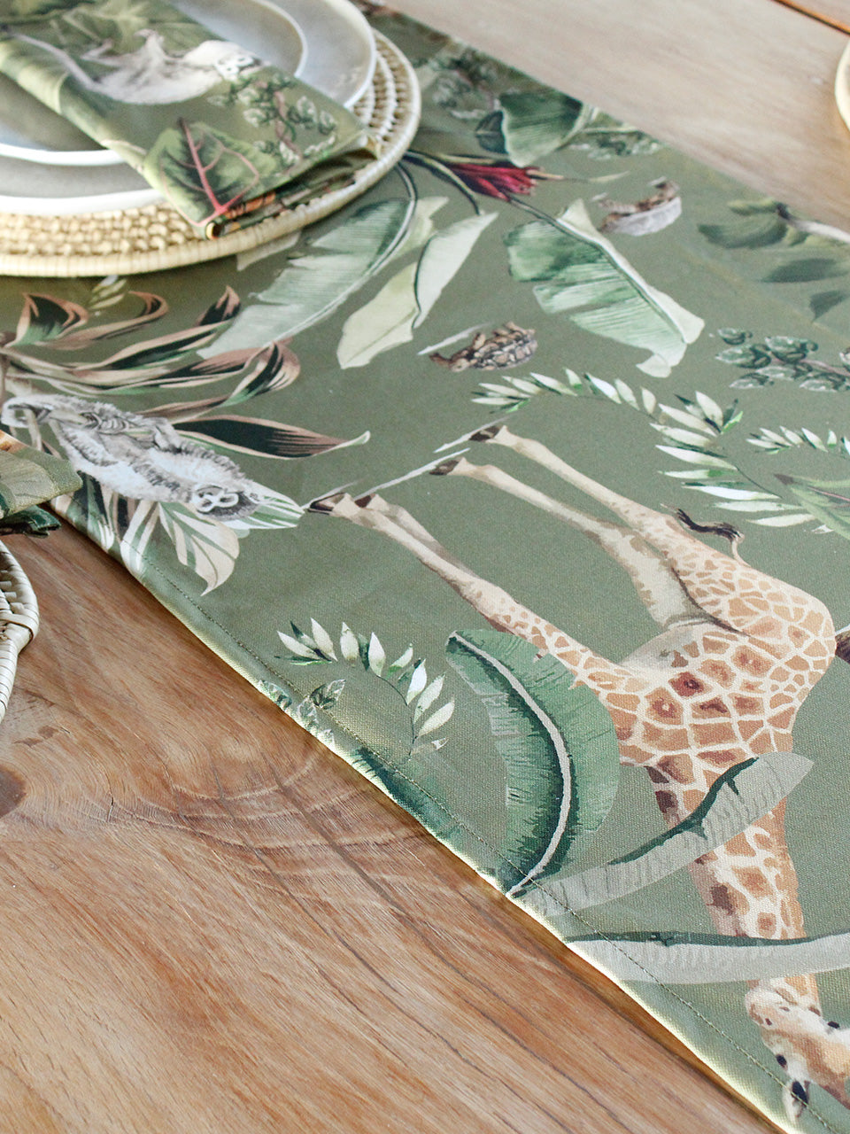 Wild Botanical Table Runner 8-10 Runner