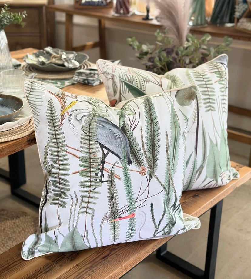 Equatorial Birds Cushion Cover