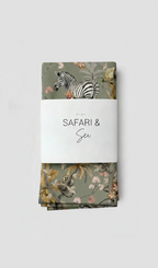 Mziki Mischief Green Napkin Set of 2