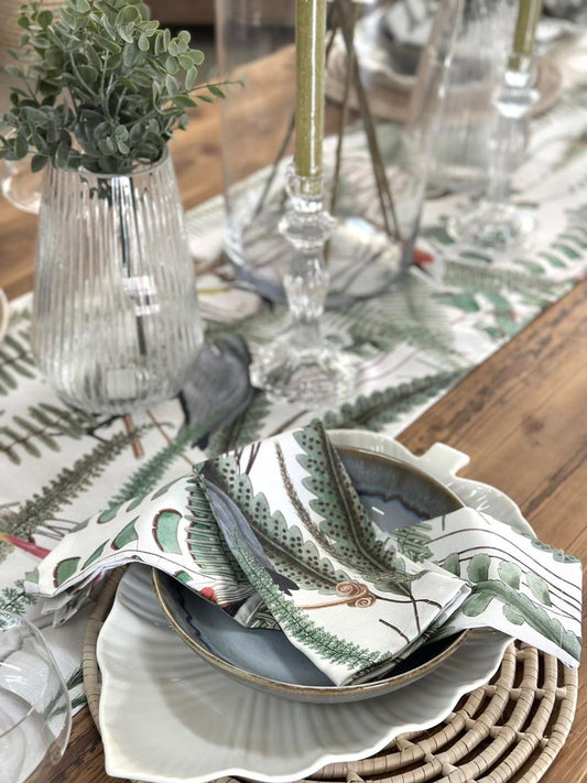 Equatorial Birds Table Runner