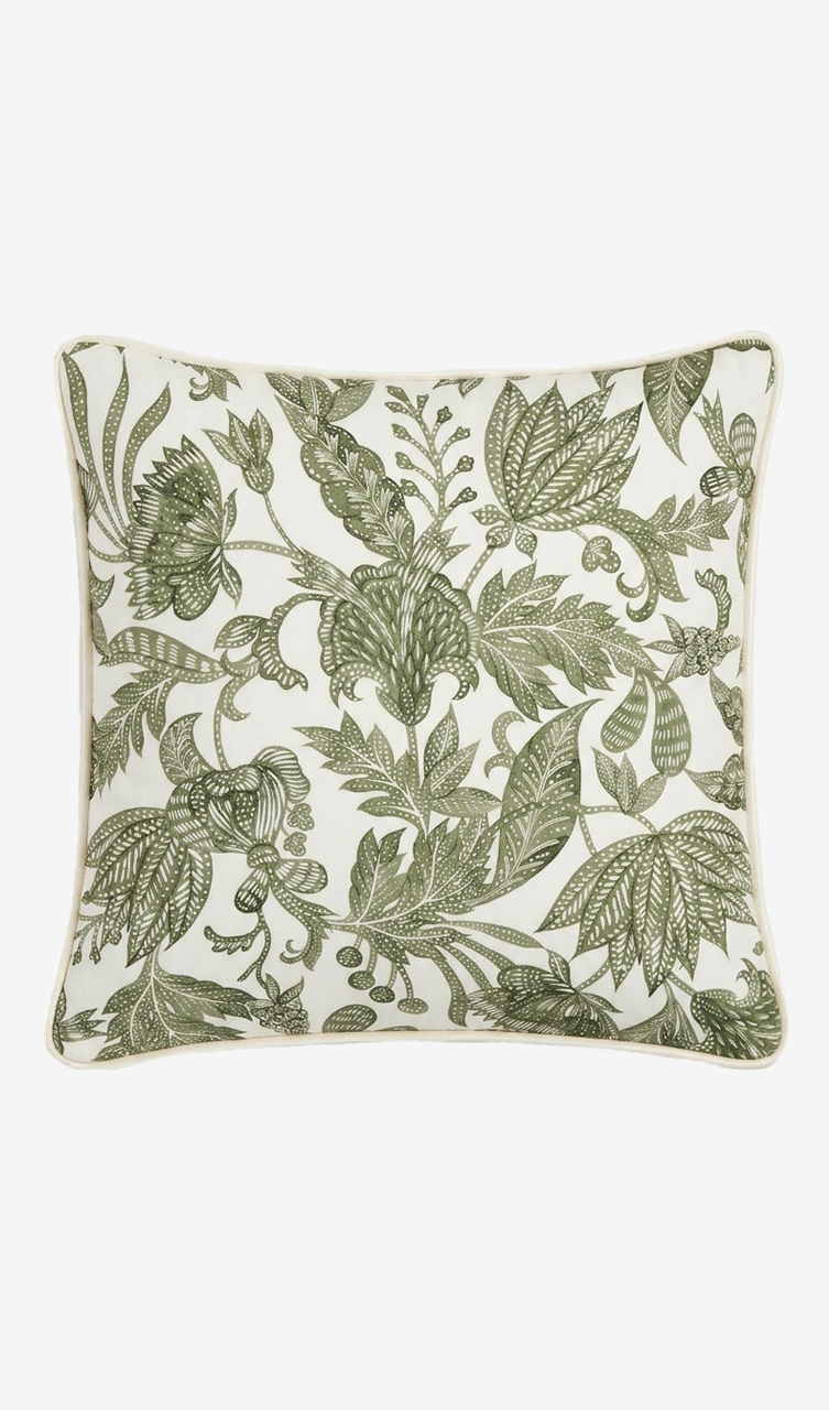 Green Batik Cushion Cover