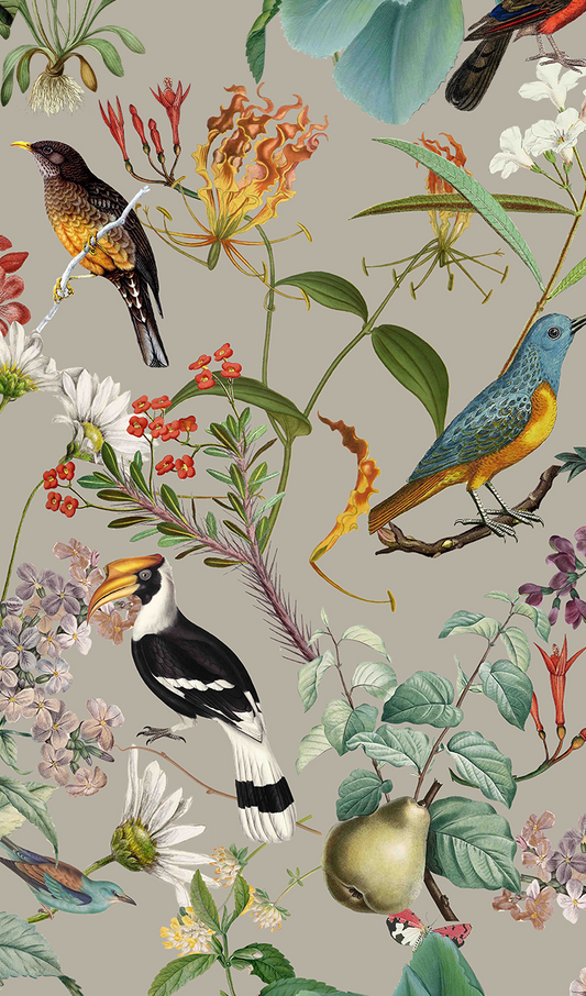 Makakatana Midnight Table Runner Stone