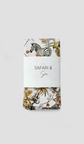 Mziki Mischief White Napkins Set of 2