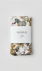 Mziki Mischief Napkin Set of 2 White