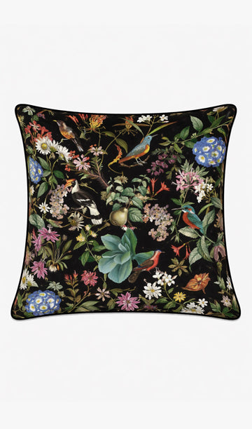 Makakatana Black Scatter Cushion Cover