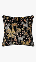 Mziki Mischief Black Cushion Cover