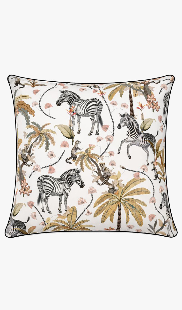 Mziki Mischief White Scatter Cushion Cover