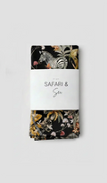 Mziki Mischief Black Napkin Set of 2
